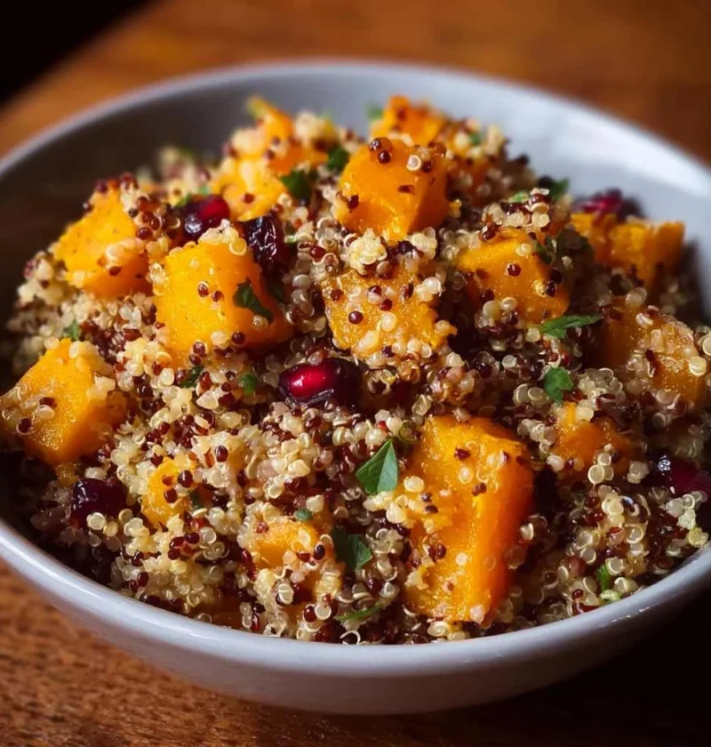 Cozy Quinoa Butternut Squash