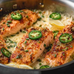 Crispy Parmesan Salmon Bake