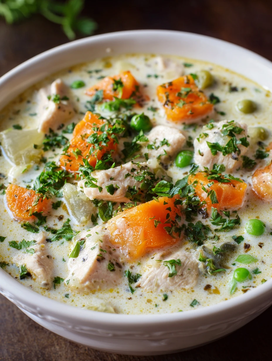 Chicken Pot Pie Soup Recipe Cozy Home Cooking