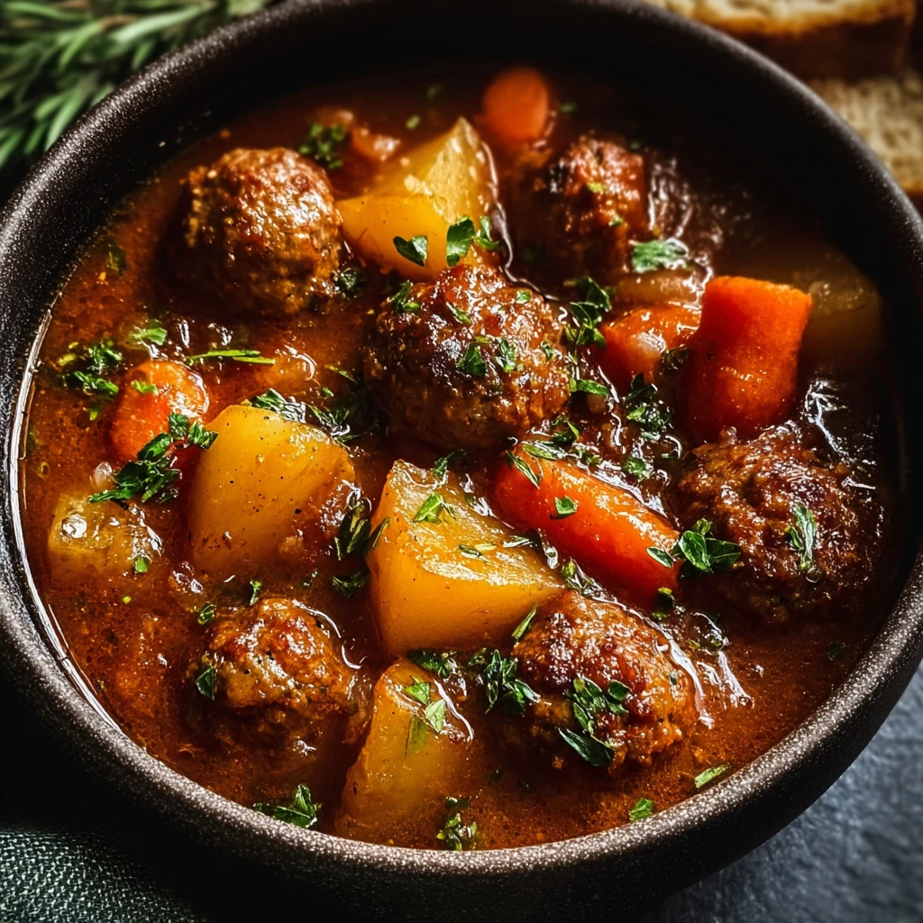 Easy Cozy Meatball Stew That Warms Your Soul