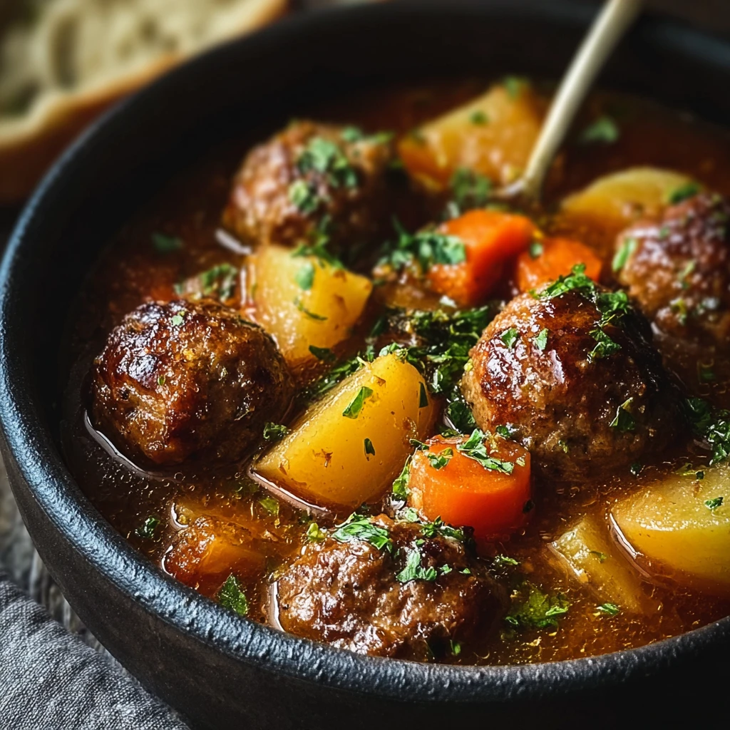 Cozy Meatball Stew That Warms Your Soul