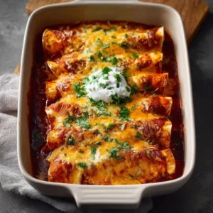Easy Make-Ahead Chicken Enchiladas Freezer Meal Prep