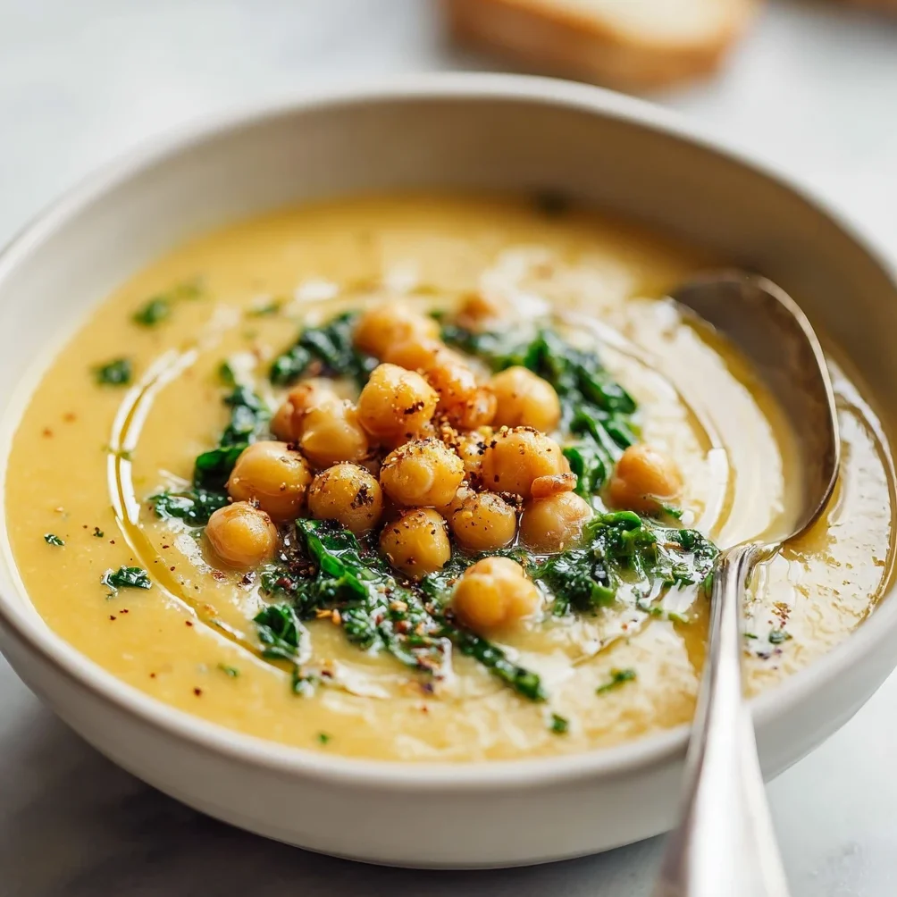 Garlic Chickpea Soup Cozy Weeknight Favorite Recipe