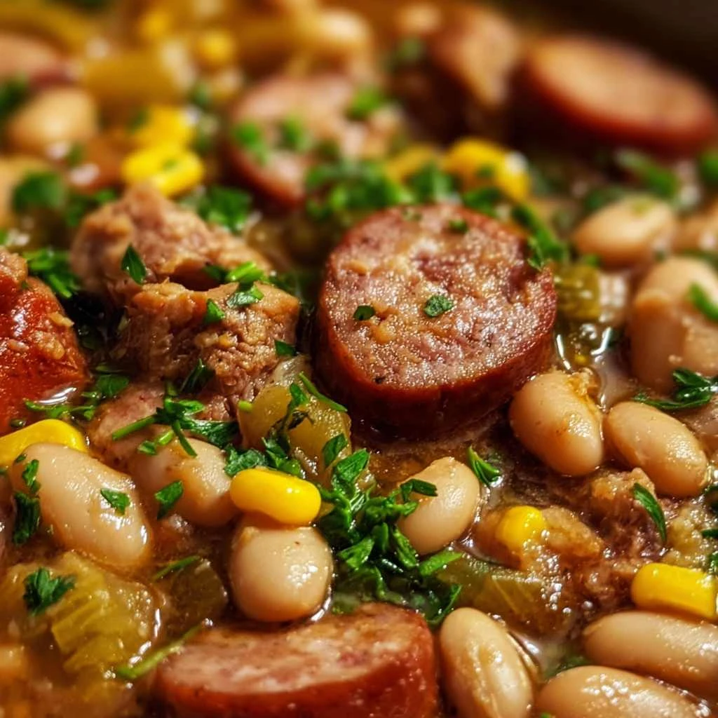 Great Northern and Pinto Beans Easy Comfort Recipe