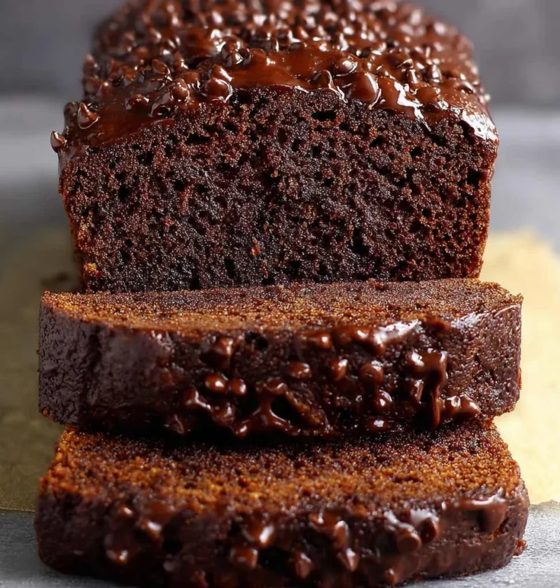 Healthy Chocolate Banana Bread
