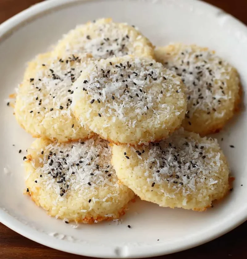 Lemon Coconut Sugar Cookies