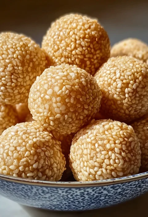 Make Authentic Sesame Balls Home Crispy Chewy Delight