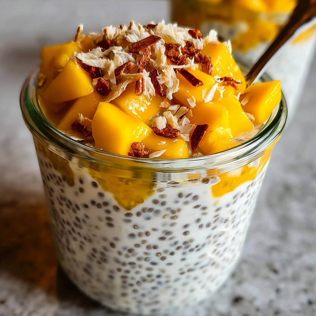 Mango Chia Overnight Oats Delicious Morning Boost