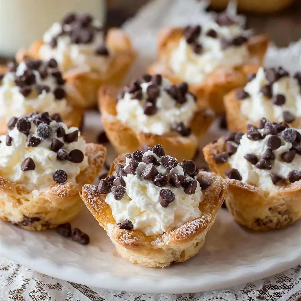 Mini Cannoli Cups Favorite Dessert Shortcut