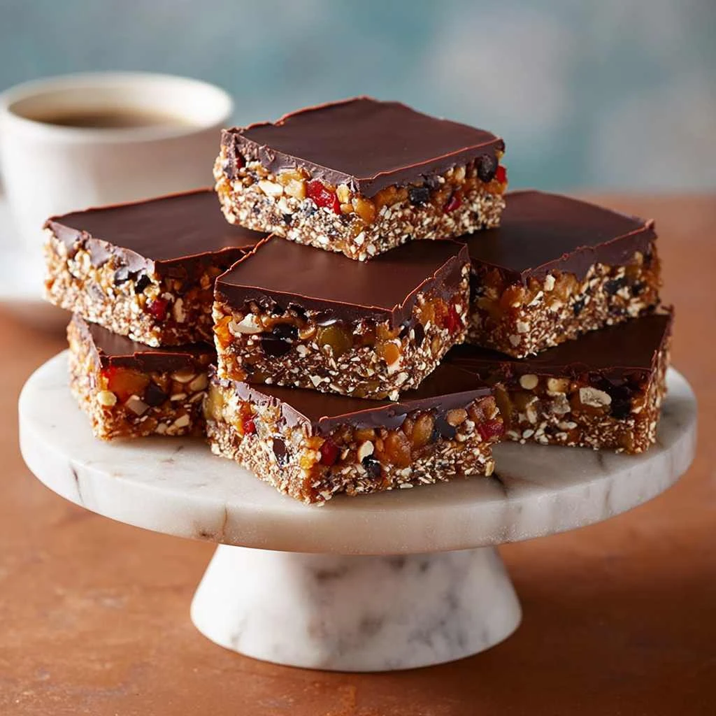 Nobake Milk Chocolate Coconut Slice Recipe