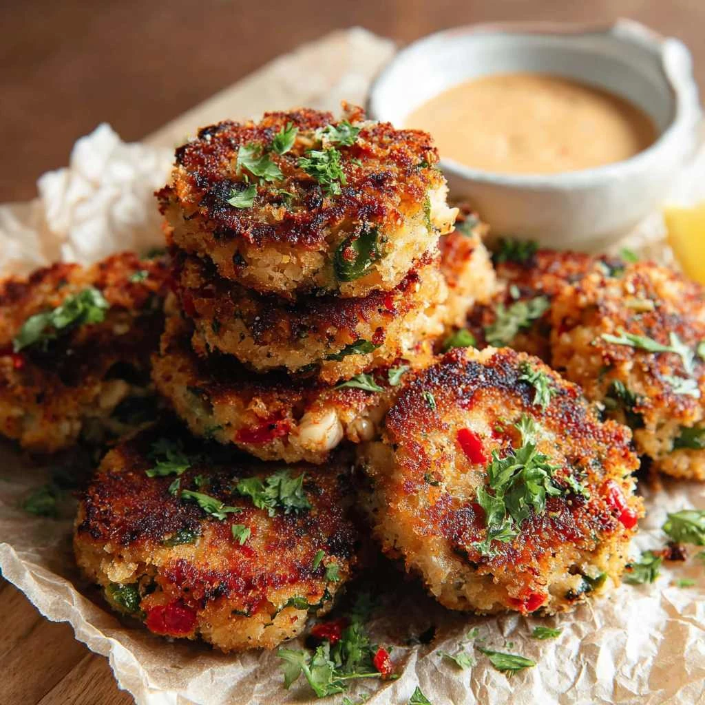 Panko Crusted Shrimp Cakes Two Citrus Aioli Recipe
