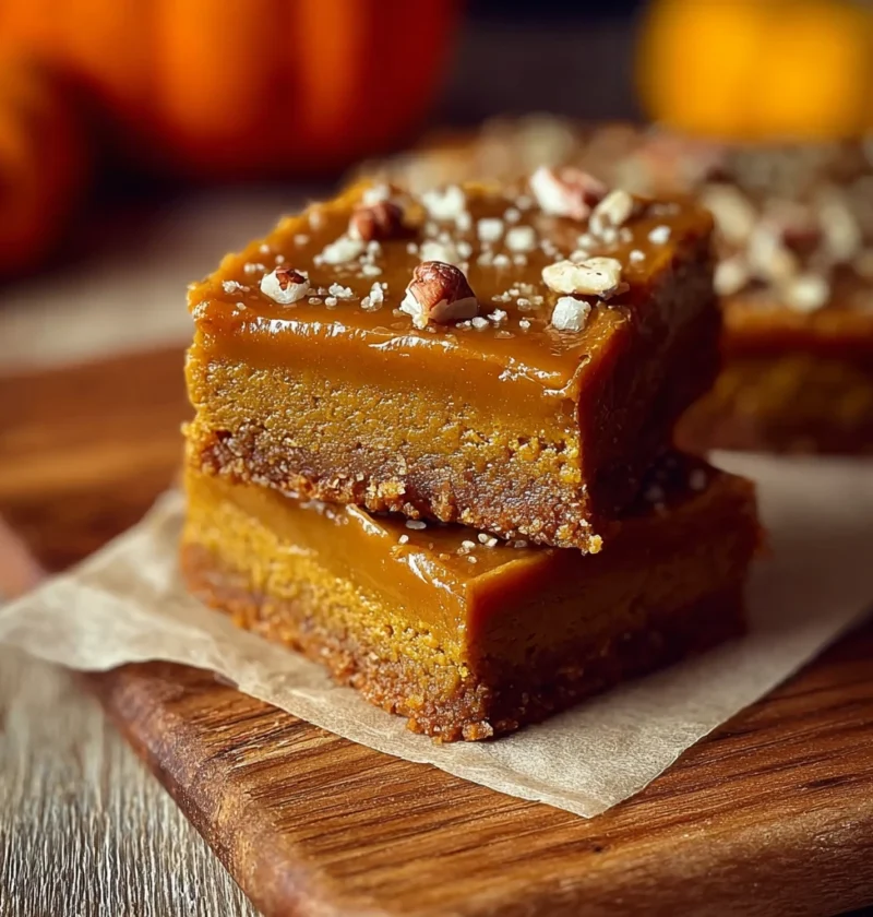 Praline Pumpkin Bars