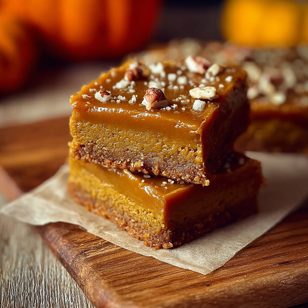 Praline Pumpkin Bars