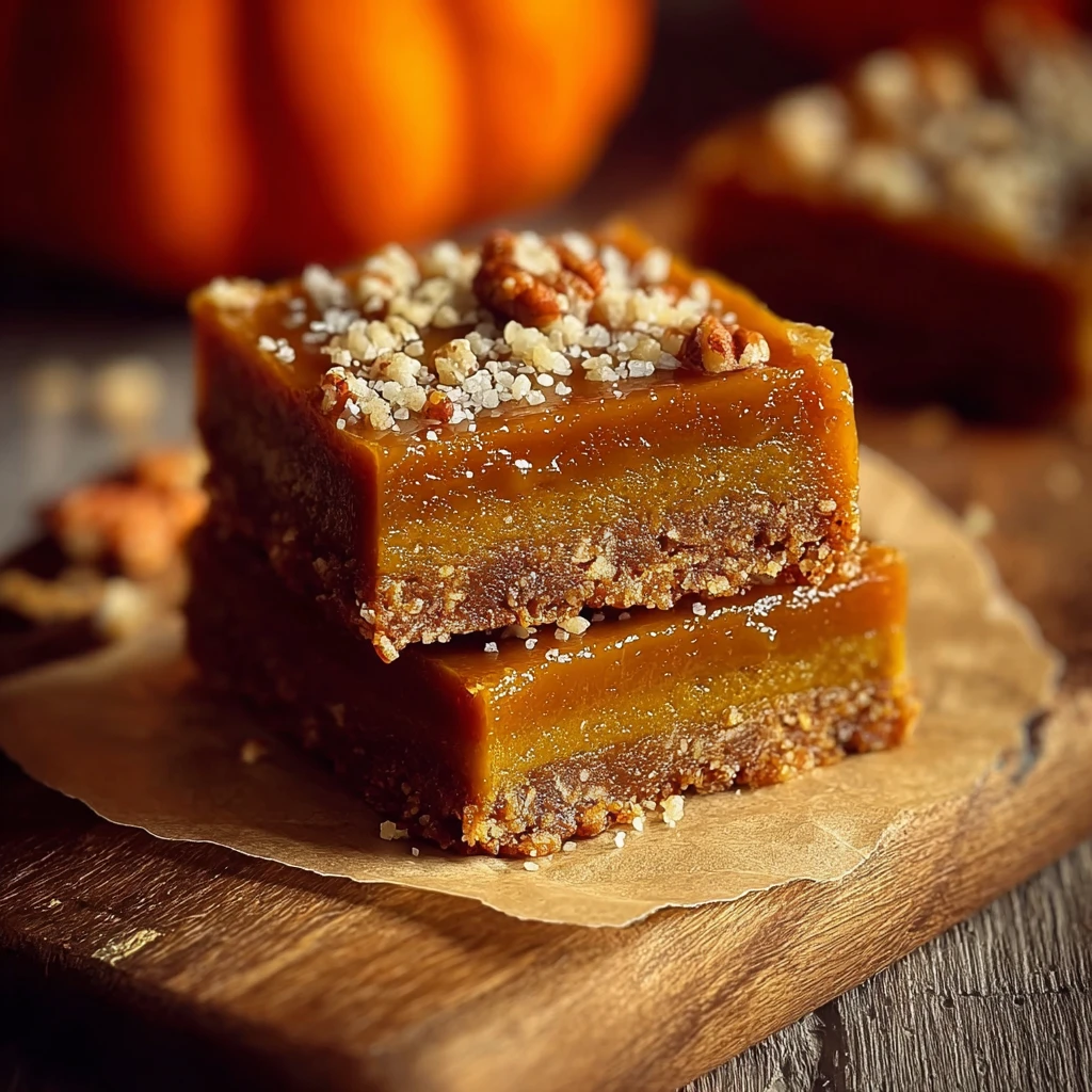 Praline Pumpkin Bars