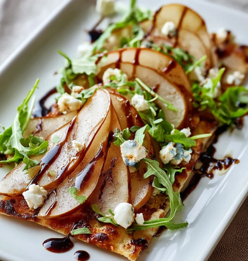 Roasted Fennel Pear Flatbread Musttry Delight