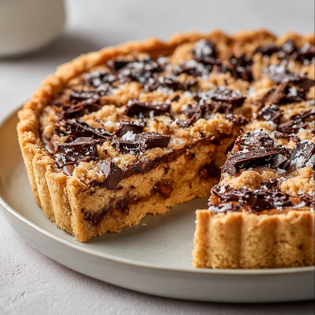 Salted Caramel Cookie Dough Tart Ultimate Dessert Recipe
