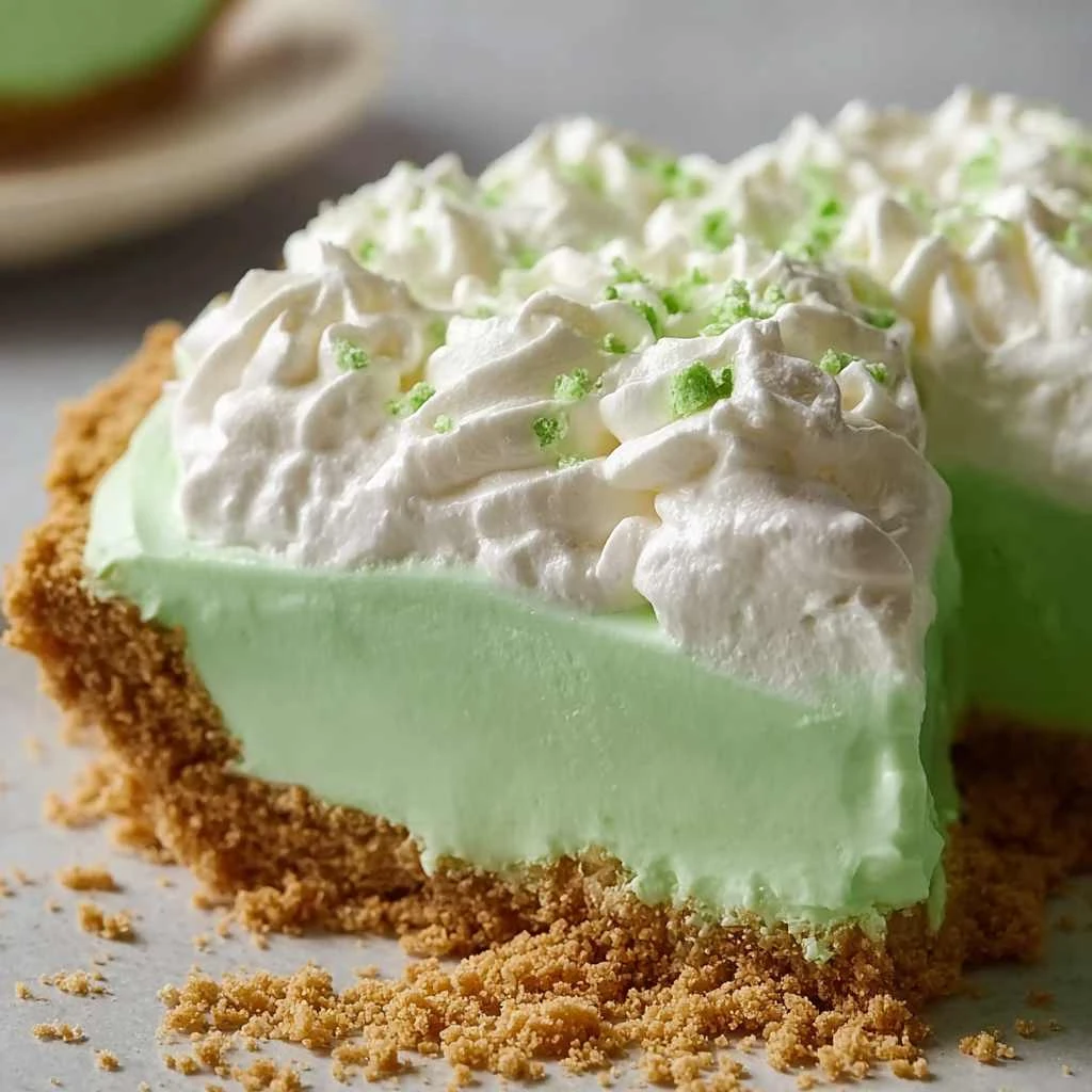 Shamrock Shake Pie Nobake Delight Patricks Day