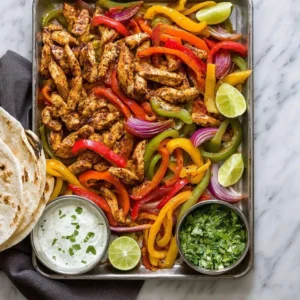Sheet Pan Chicken Fajitas Recipe