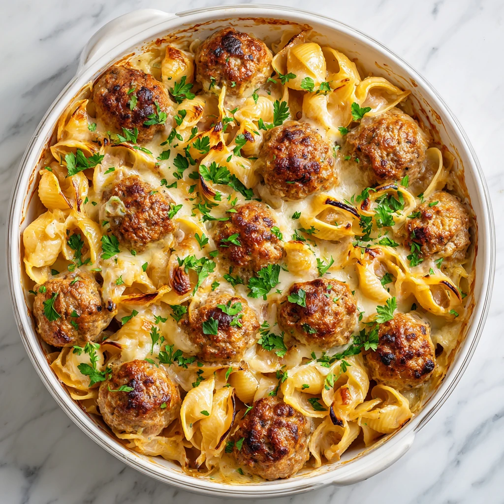 Swedish Meatball Pasta Bake Recipe