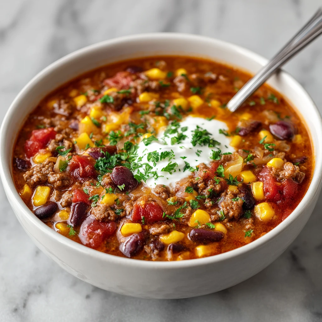Taco Soup Cozy Goto Recipe Busy Nights