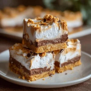 Tasty Marshmallow Peanut Fluff Bars