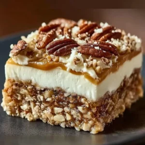 Tasty Pecan Pie Lasagna Dessert Layered