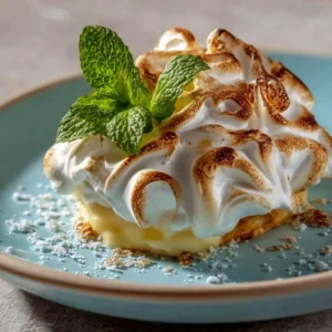Zesty Creamy Lemon Meringue Dessert