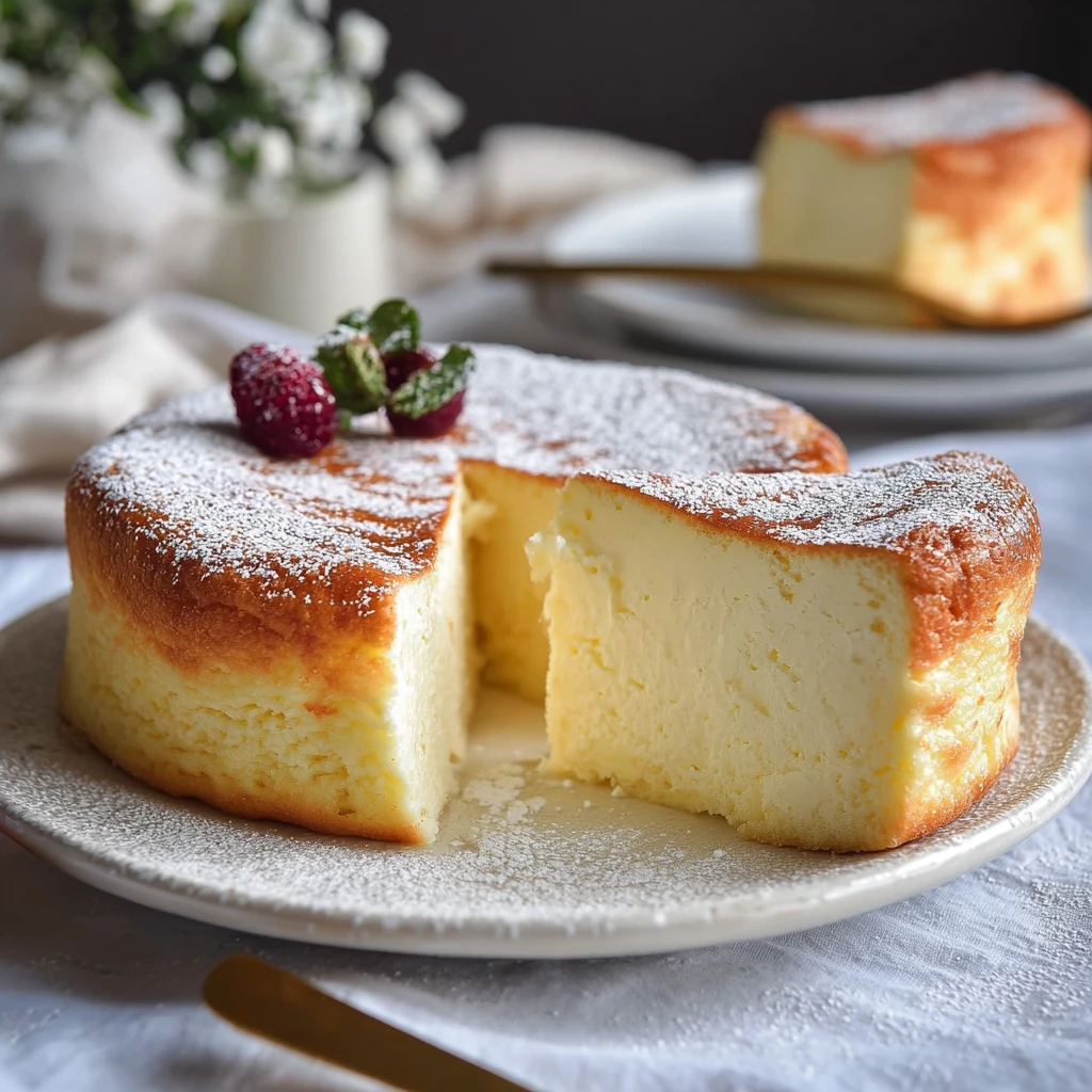 3 Ingredient Creamy Yogurt Cake