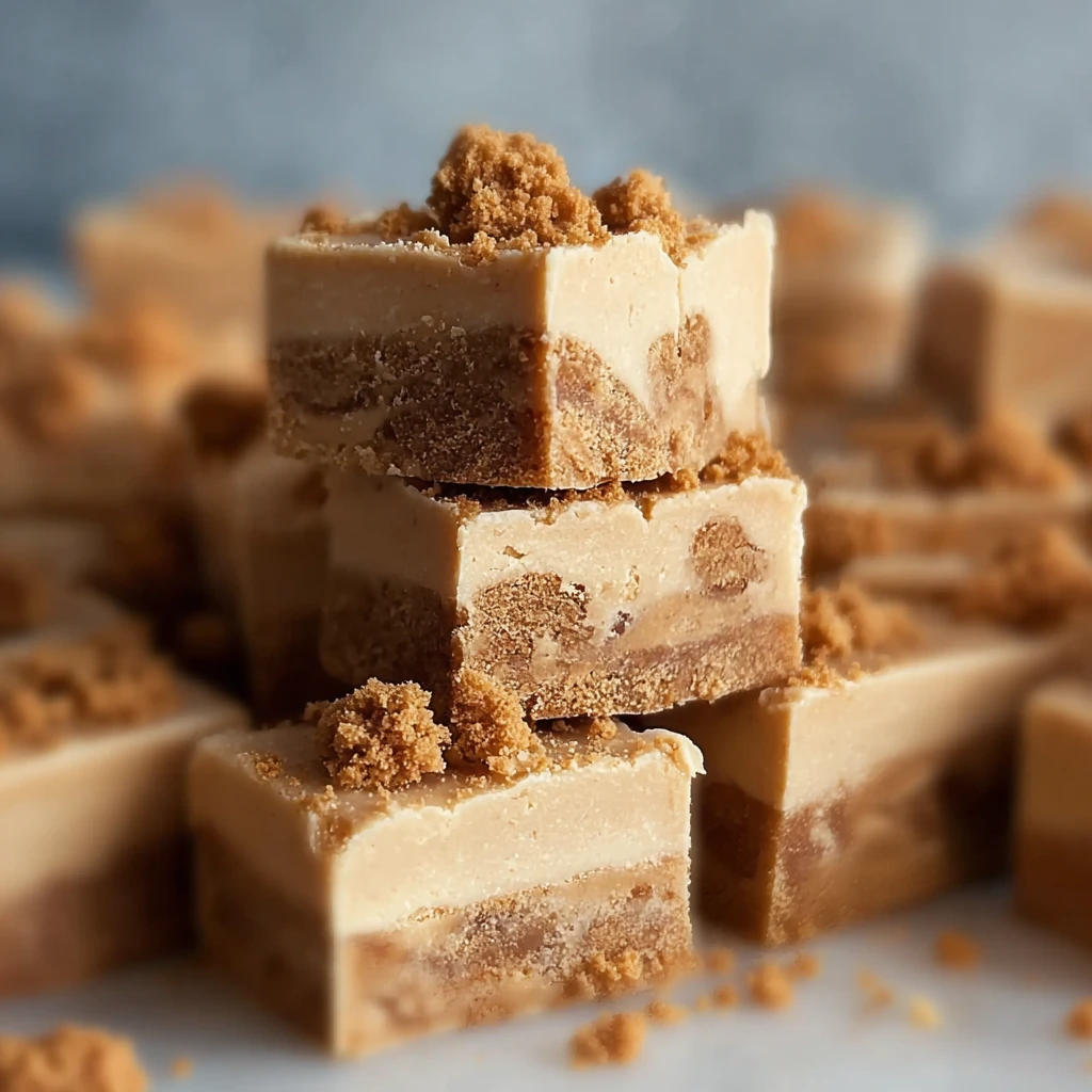 Biscoff Cookie Butter Fudge