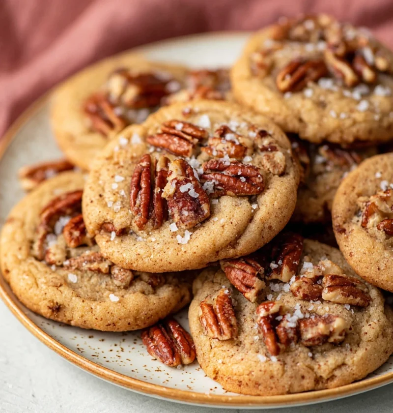 Brown Butter Maple Pecan Cookies