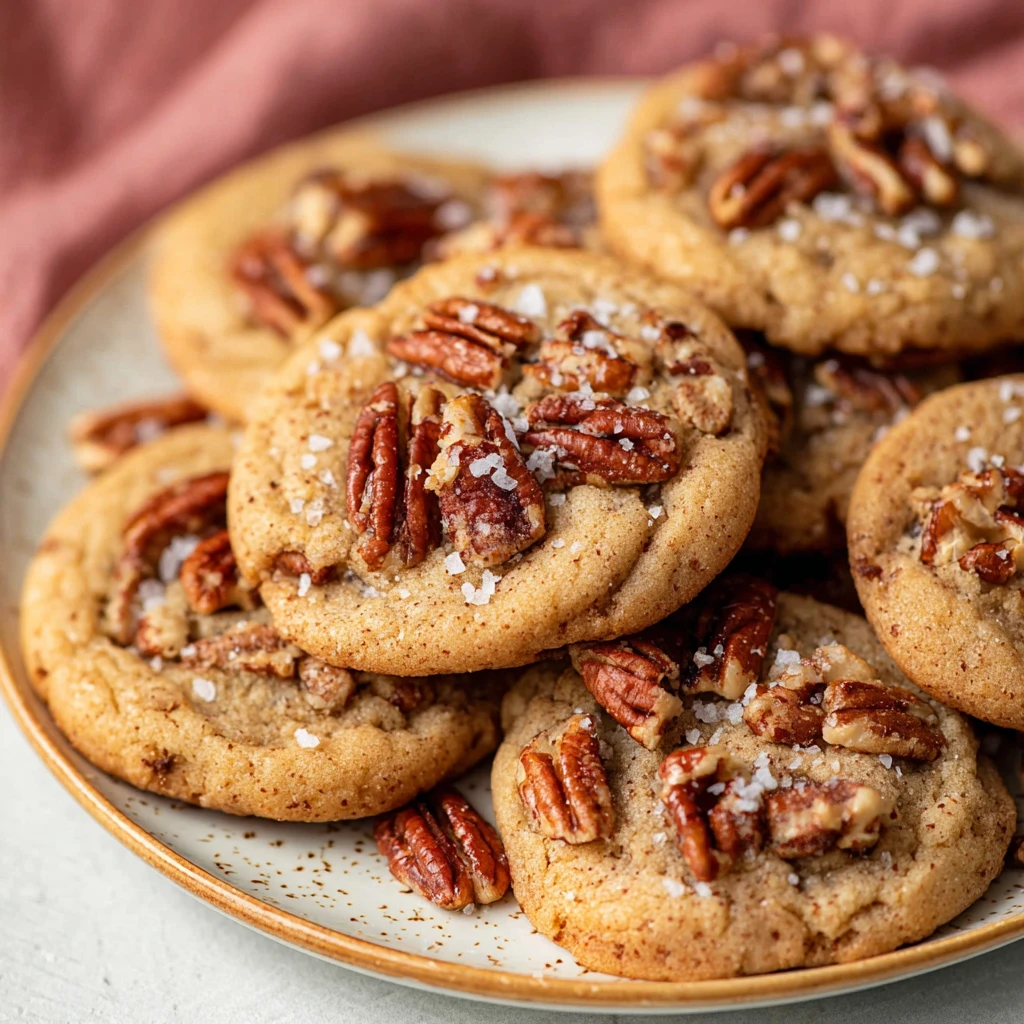 Brown Butter Maple Pecan Cookies