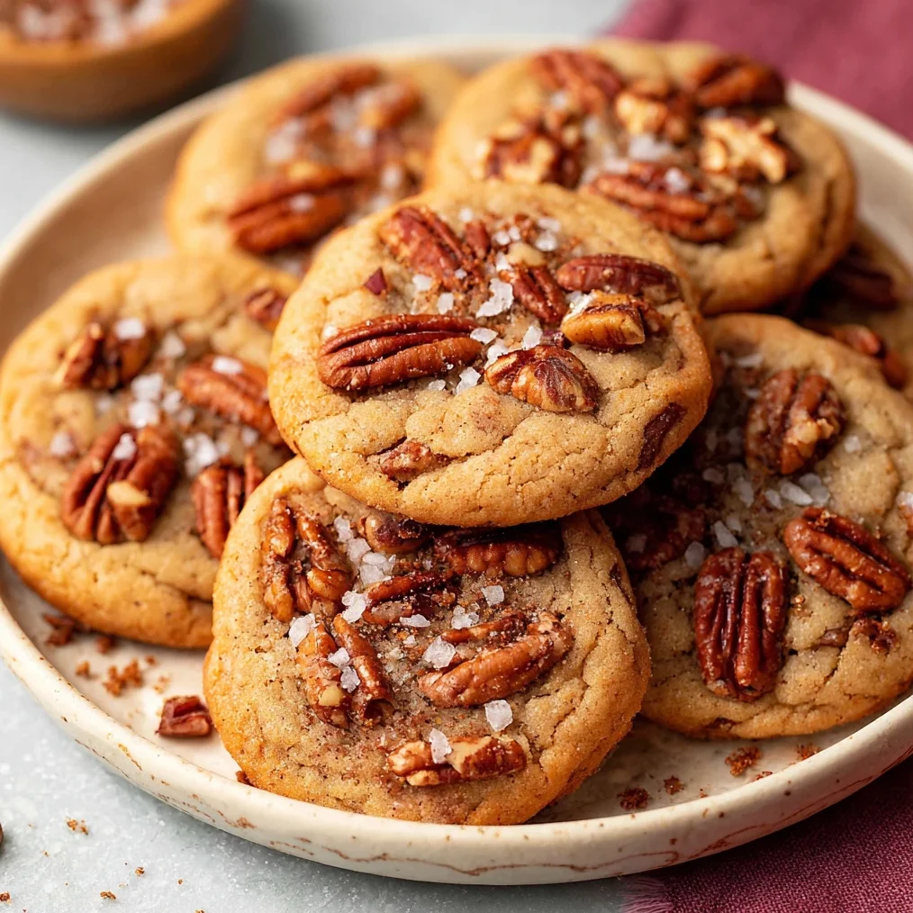 Brown Butter Maple Pecan Cookies