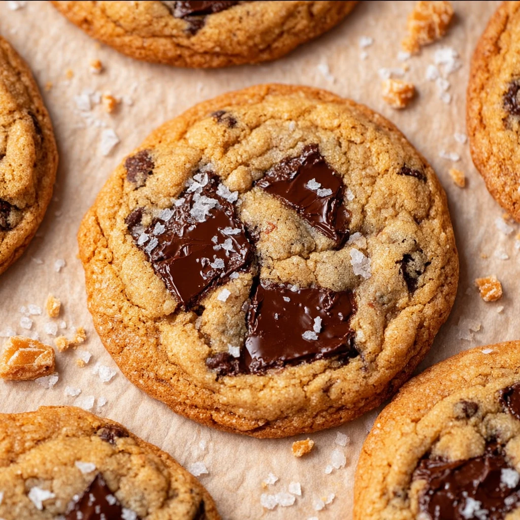 Brown Butter Toffee Chocolate Chip Cookies