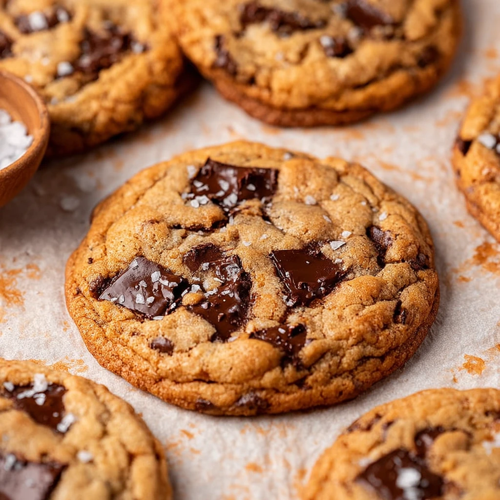 Brown Butter Toffee Chocolate Chip Cookies