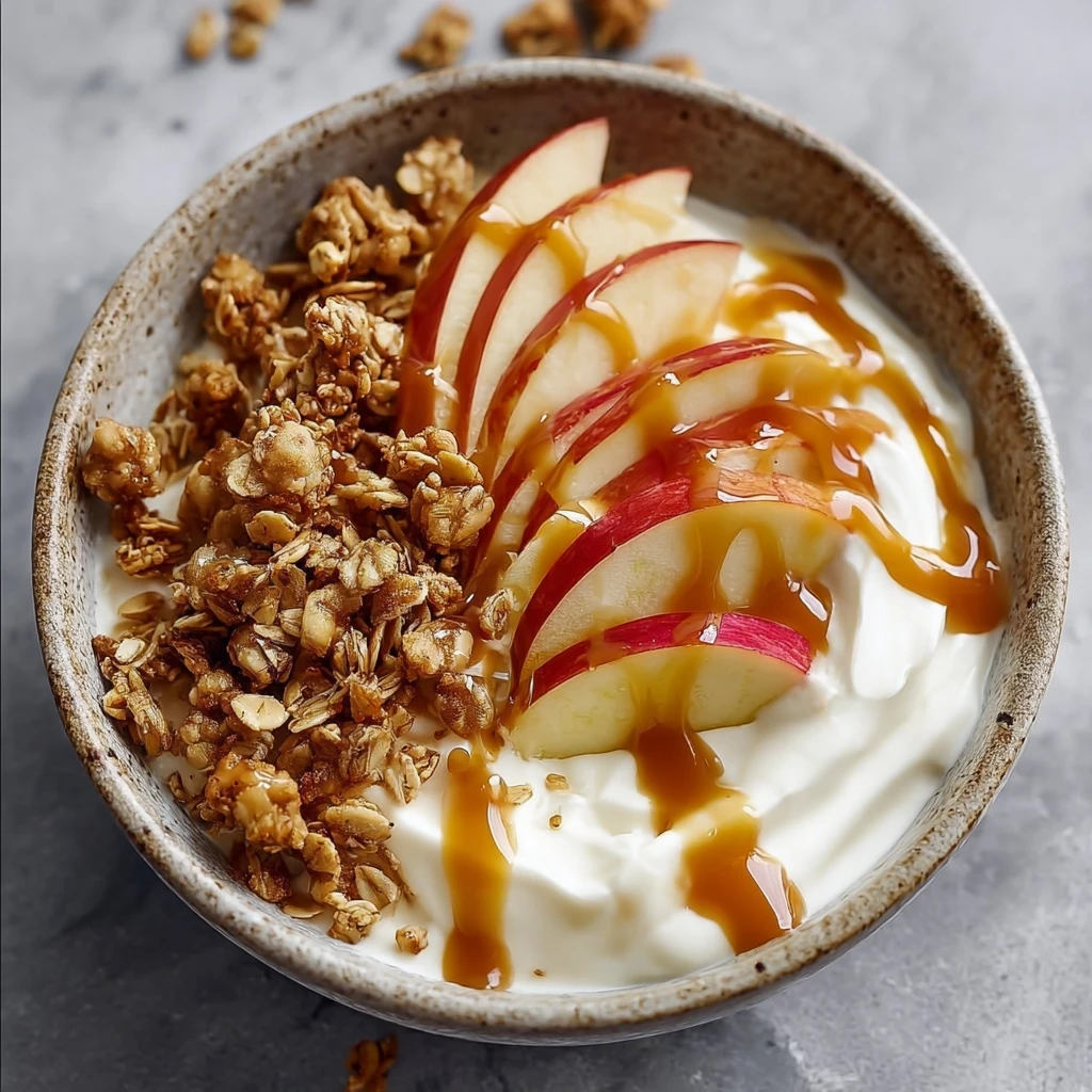 Caramel Apple Pie Yogurt Bowl