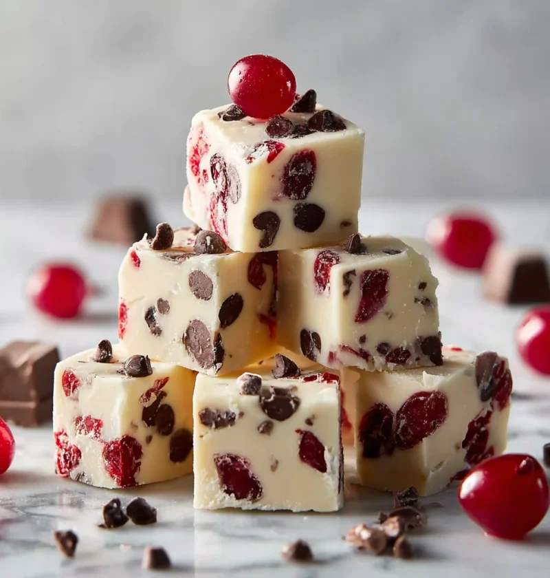 Cherry Garcia Fudge Ultimate Nobake Recipe