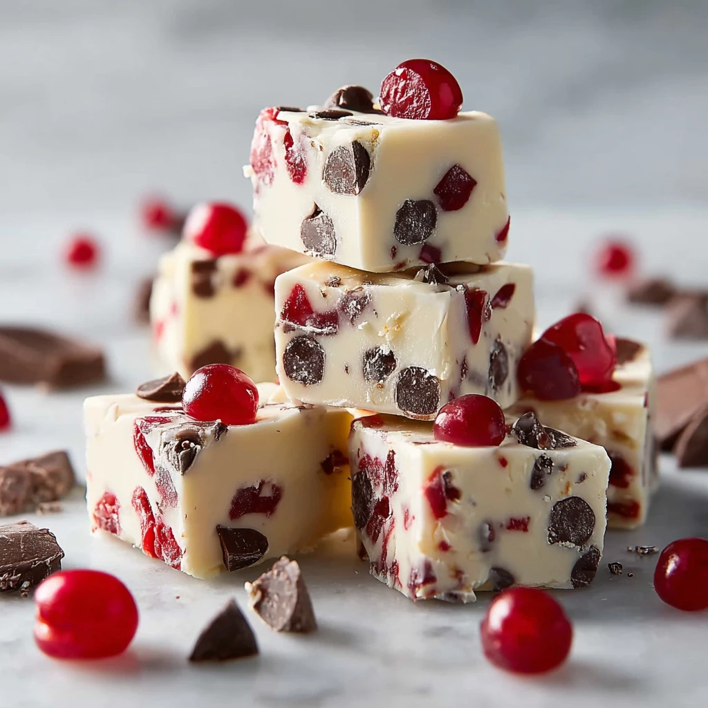 Cherry Garcia Fudge Ultimate Nobake Recipe