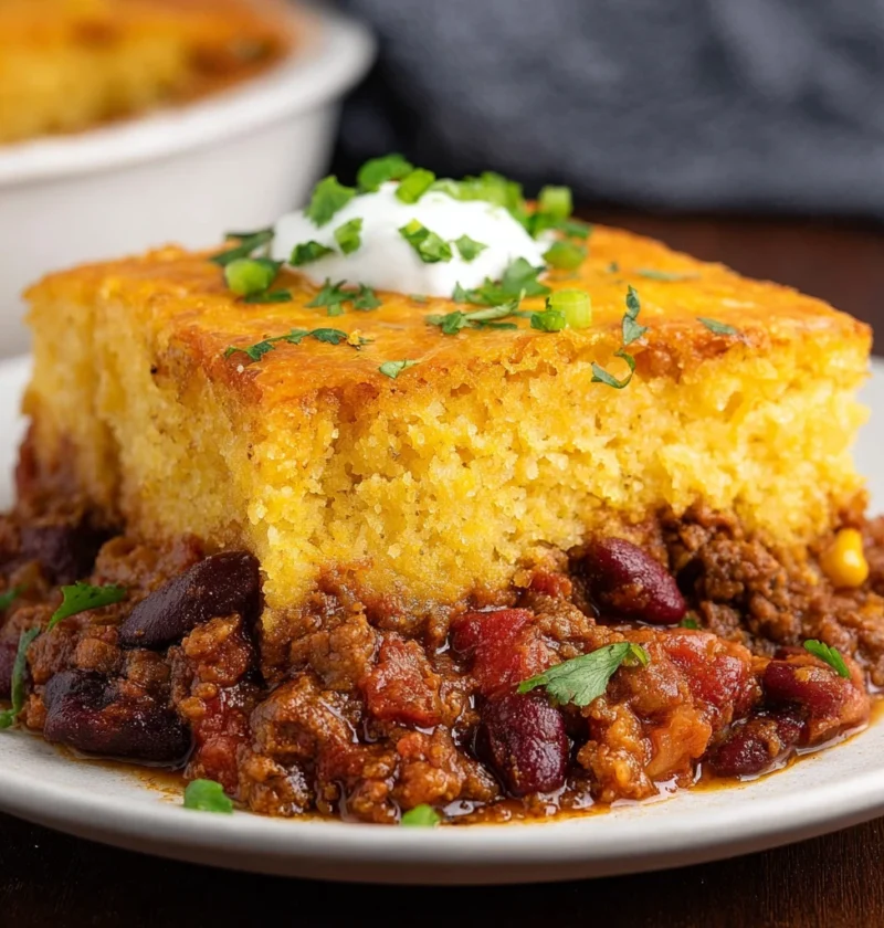 Chili Cornbread Casserole
