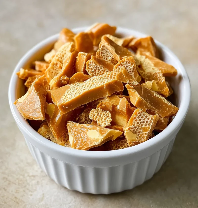 Coffee Crunch Honeycomb Candy