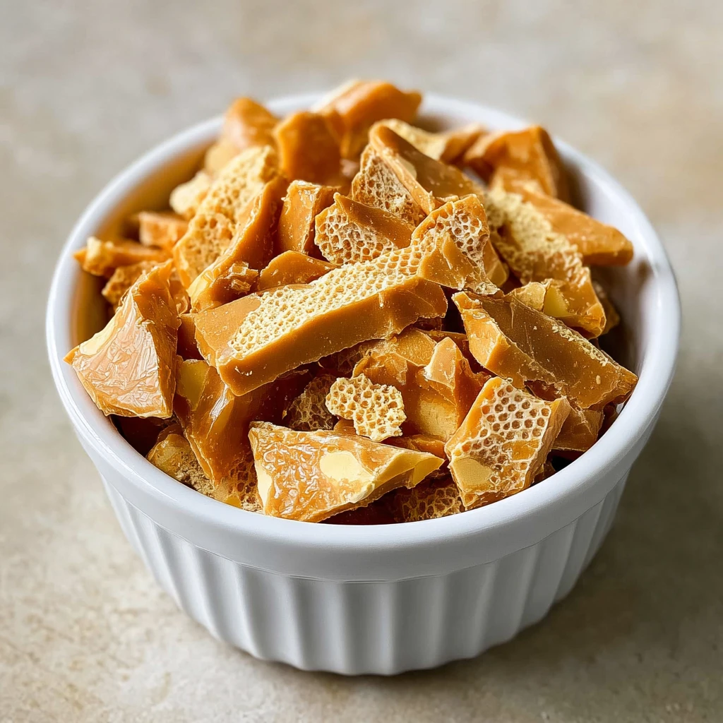 Coffee Crunch Honeycomb Candy