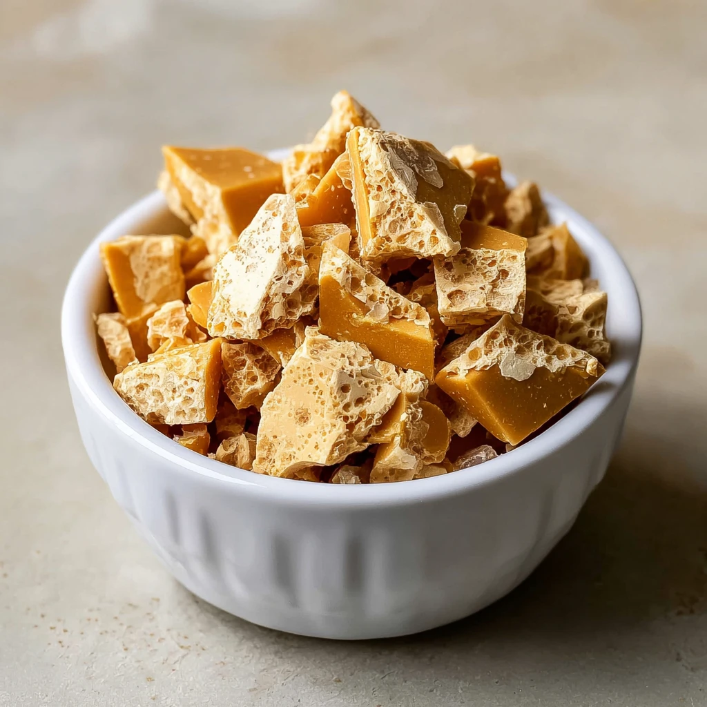 Coffee Crunch Honeycomb Candy