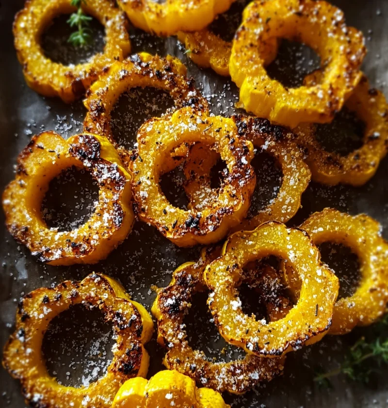 Crispy Baked Delicata Squash Rings Your Guiltfree Snack