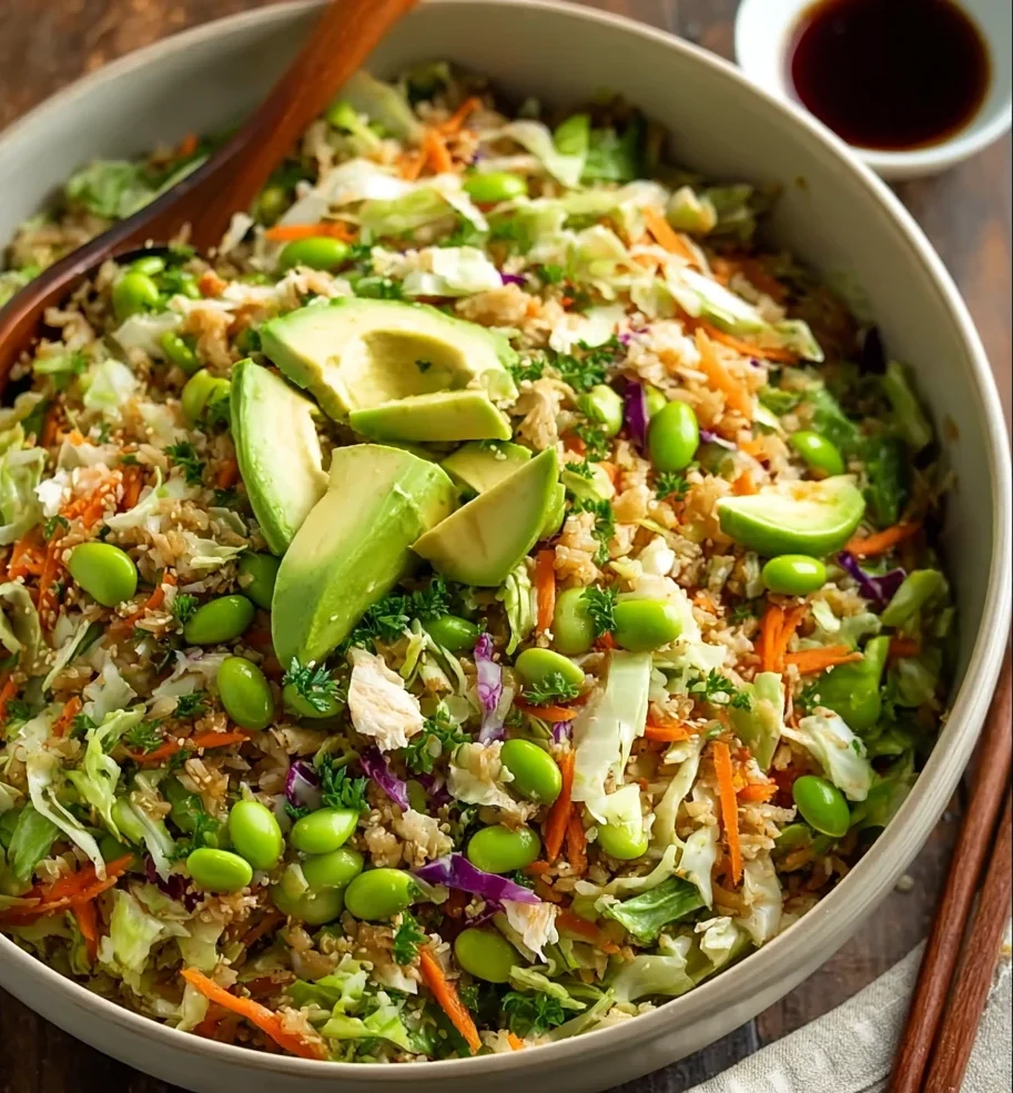 Crispy Rice Salad (High Protein)