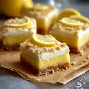 Deliciously Refreshing Lemon Cream Cheese Bars to Savor