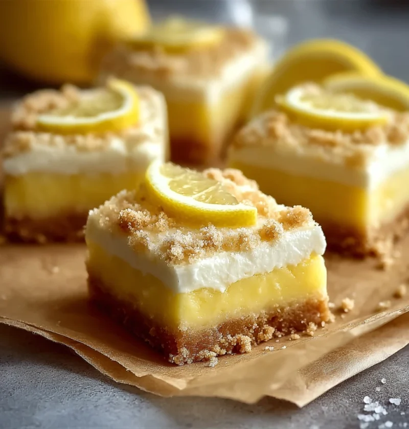 Deliciously Refreshing Lemon Cream Cheese Bars Savor
