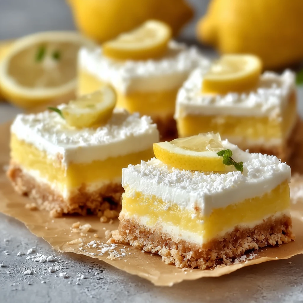 Deliciously Refreshing Lemon Cream Cheese Bars Savor