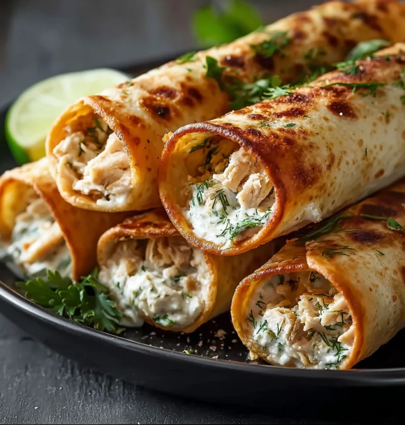 Dill Pickle Ranch Chicken Taquitos Super Crunchy Nights