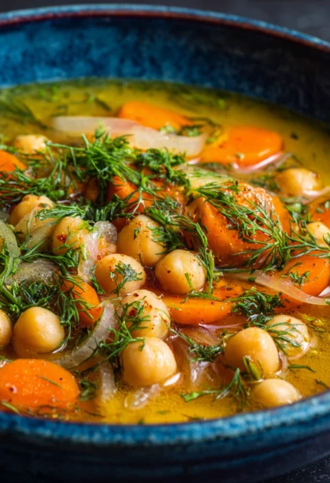 Greek Chickpea Soup Revithia