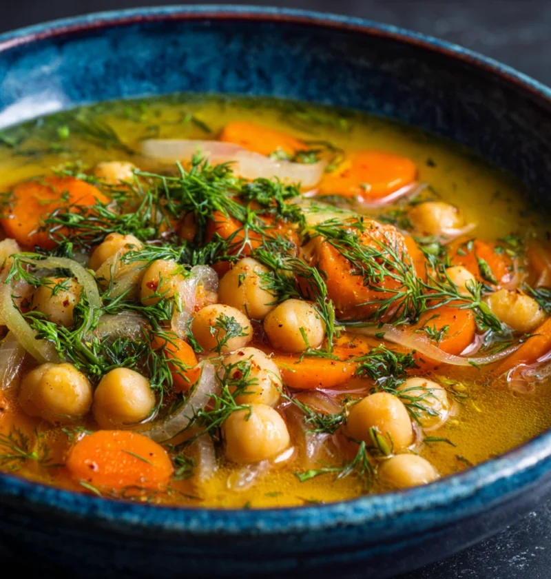 Greek Chickpea Soup Revithia