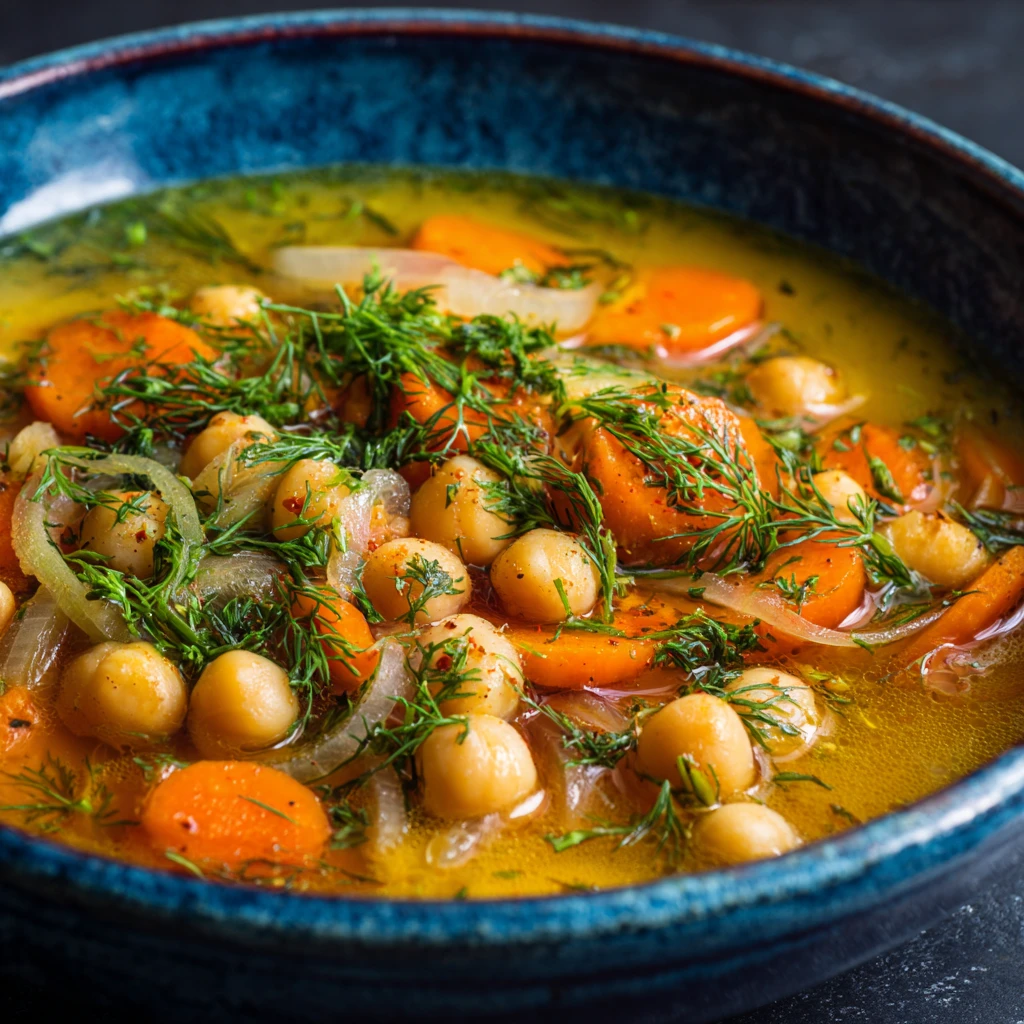 Easy Greek Chickpea Soup
